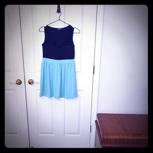 Mint Green and Black Skater Dress from Sunnow